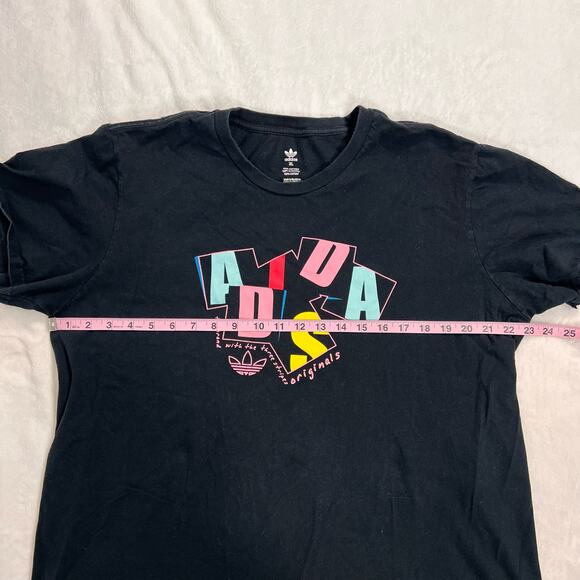 ADIDAS Originals Logo Shirt XL Pastels - Picture 5 of 7